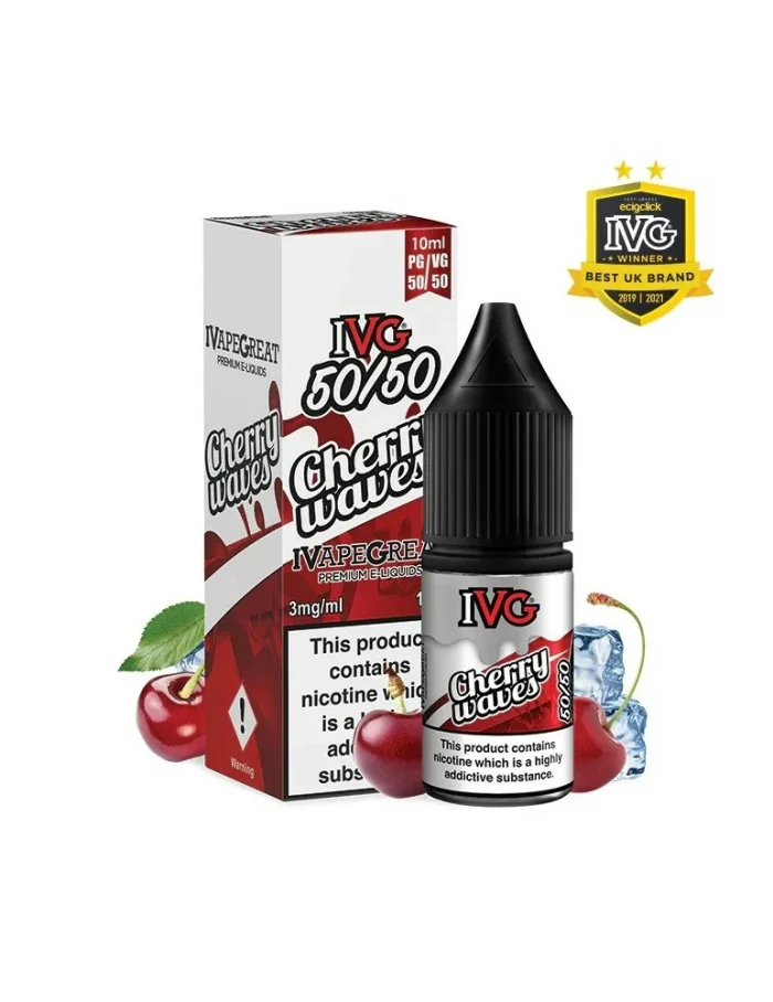 IVG 50/50 Cherry Waves 12mg 10ml