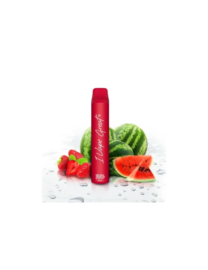 IVG Bar + Strawberry Watermelon 600puff 20mg Disposable Vape
