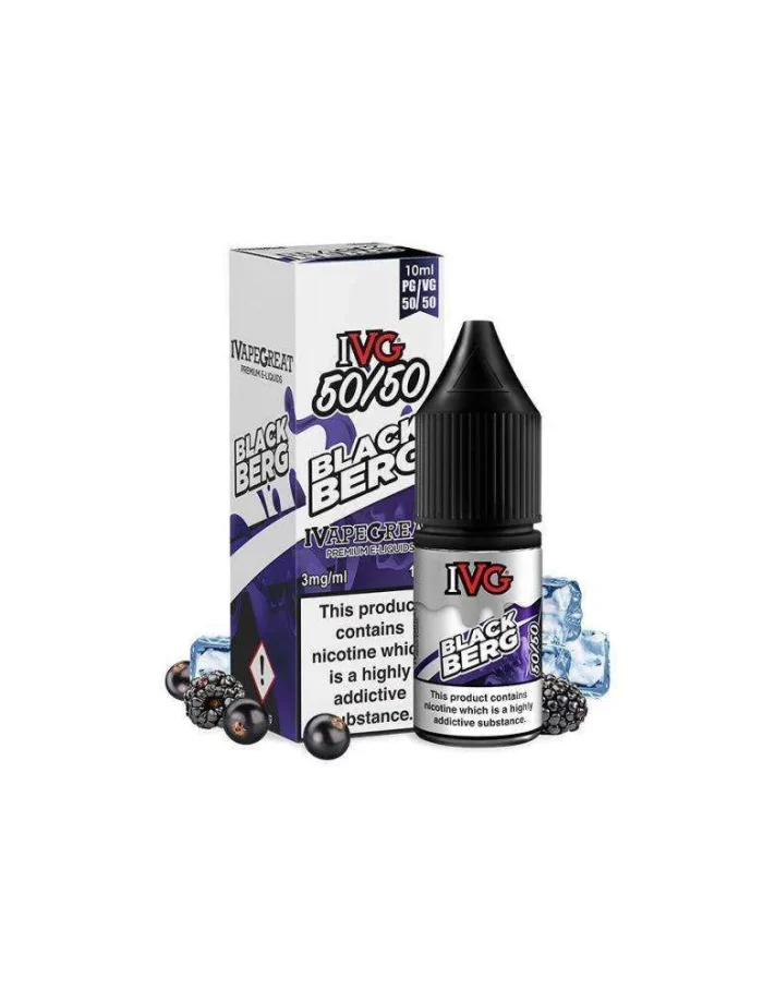 Ivg Blackberg 18mg 10ml 50/50 Nicotine E-liquid