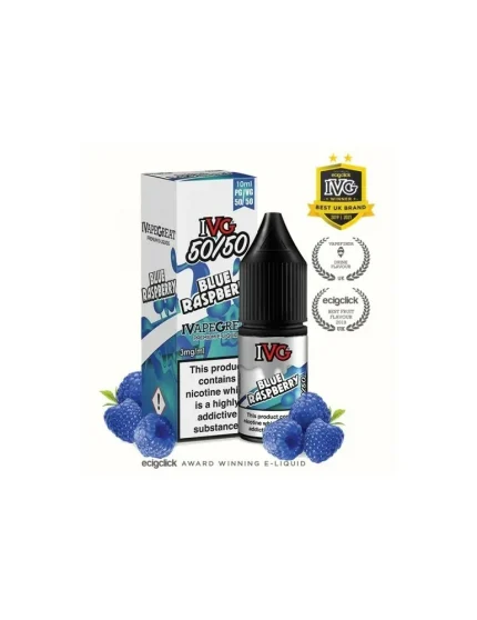 IVG Blue Raspberry 50:50 10ml 18mg