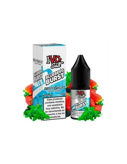 Ivg Blueberg Burst 3mg 10ml 50/50 Nicotine E-liquid
