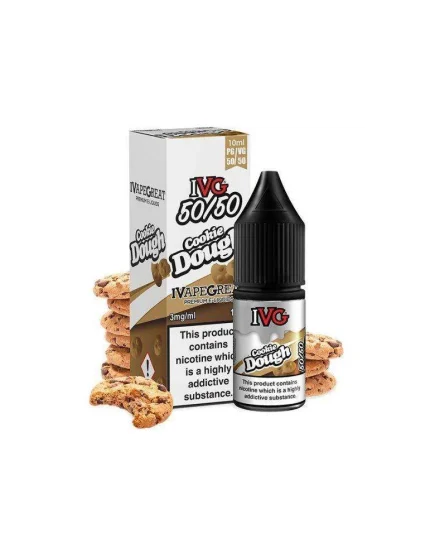 Ivg Cookie Dough 3mg 10ml 50/50 Nicotine E-liquid