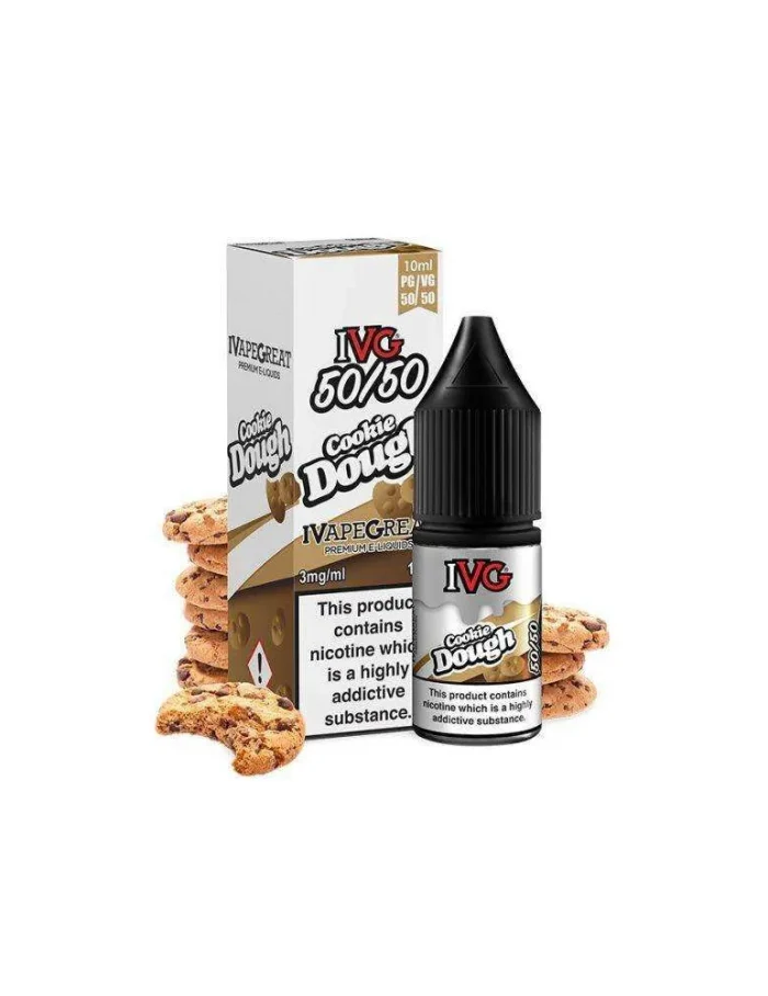 Ivg Cookie Dough 6mg 10ml 50/50 Nicotine E-liquid
