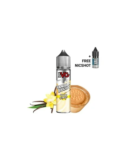 IVG Dessert Vanilla Biscuit 50ml (shortfill) 70/30