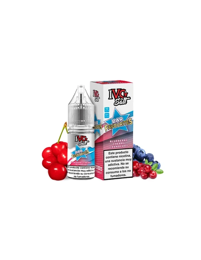 IVG NicSalt Blueberry Cherry Cranberry 10ml 10mg 50/50 Nicotine Salt E-liquid