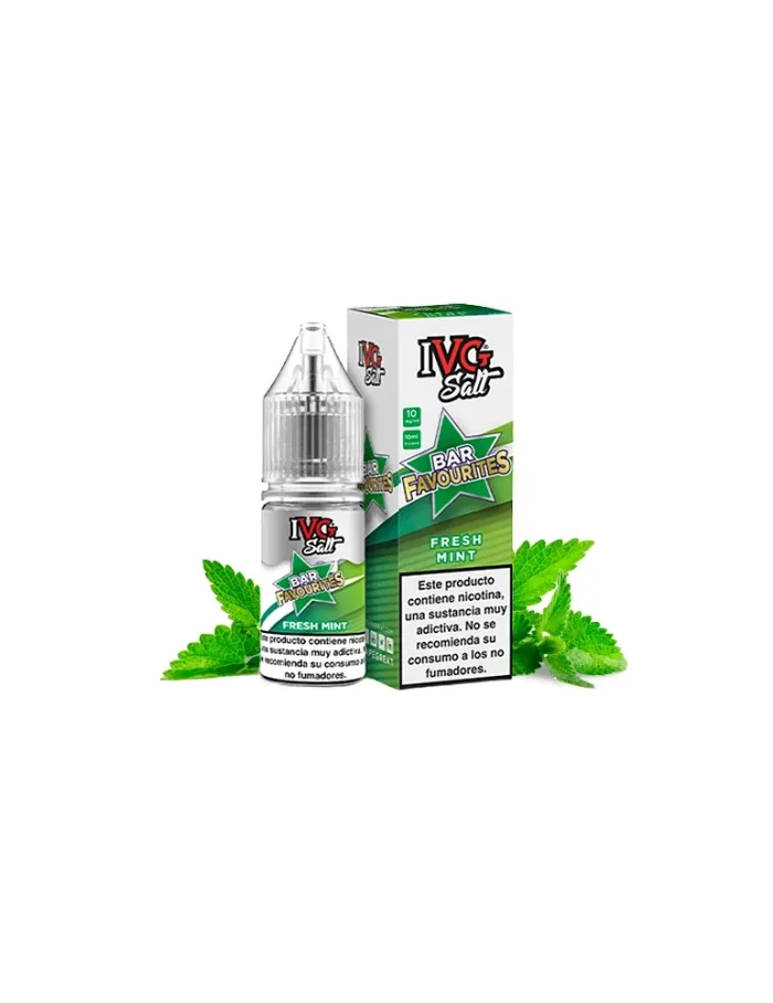 IVG NicSalt Fresh Mint 10ml 10mg 50/50 Nicotine Salt E-liquid