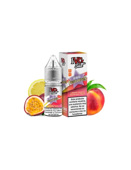 IVG NicSalt Lemon Peach Passion Fruit 10ml 10mg 50/50 Nicotine Salt E-liquid