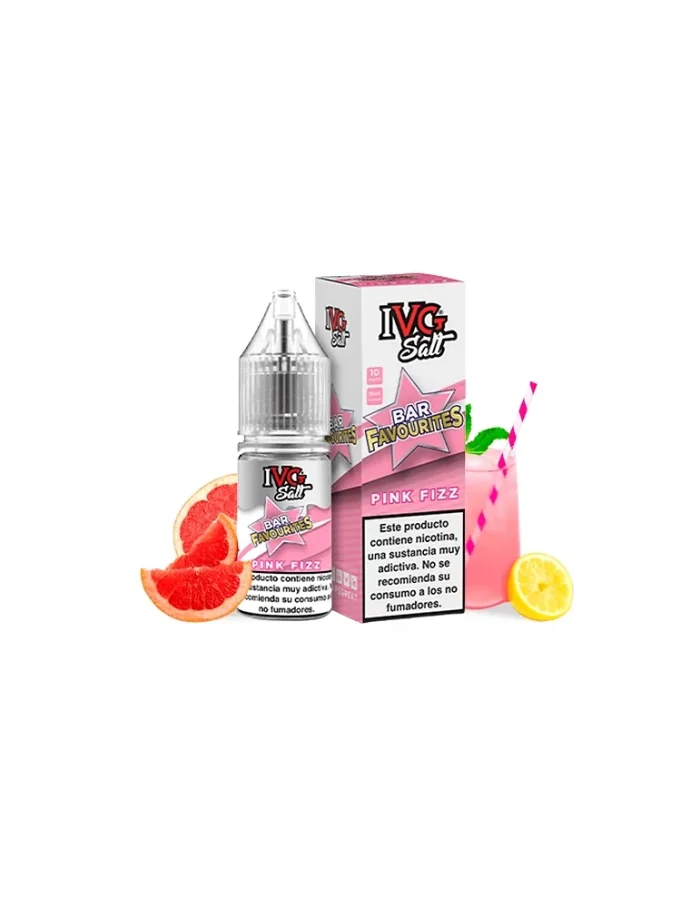 IVG NicSalt Pink Fizz 10ml 10mg 50/50 Nicotine Salt E-liquid