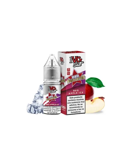 IVG NicSalt Red Apple Ice 10ml 10mg 50/50 Nicotine Salt E-liquid