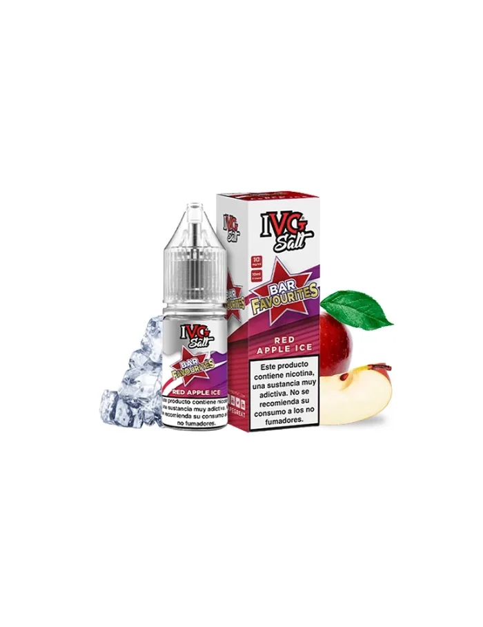 IVG NicSalt Red Apple Ice 10ml 10mg 50/50 Nicotine Salt E-liquid