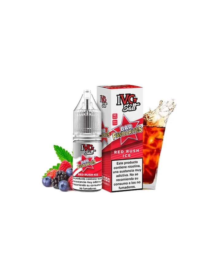 IVG NicSalt Red Rush Ice 10ml 10mg 50/50 Nicotine Salt E-liquid
