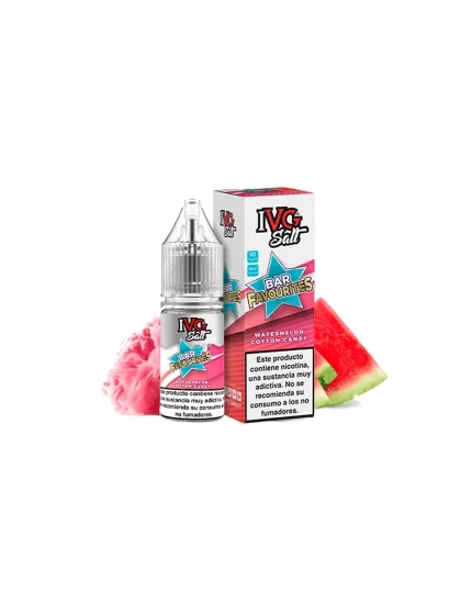 IVG NicSalt Watermelon Cotton Candy 10ml 10mg 50/50 Nicotine Salt E-liquid
