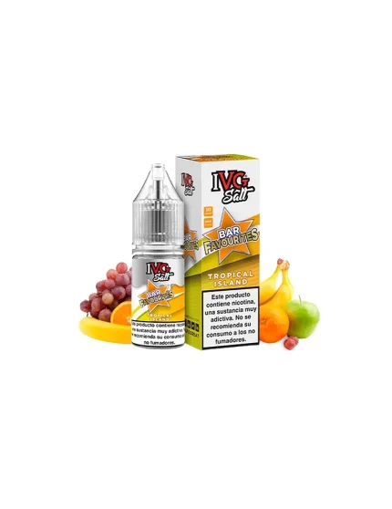 IVG NicSalts Tropical Island 10ml 10mg 50/50 Nicotine Salt E-liquid