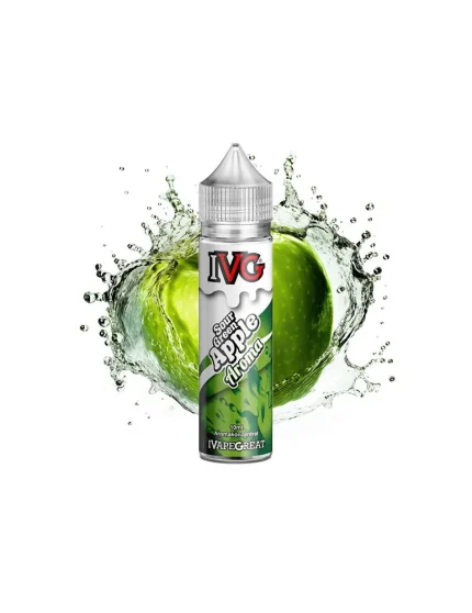 IVG Prefilled 60ml 20mg Sour Green Apple 50/50 Nicotine Salt E-liquid