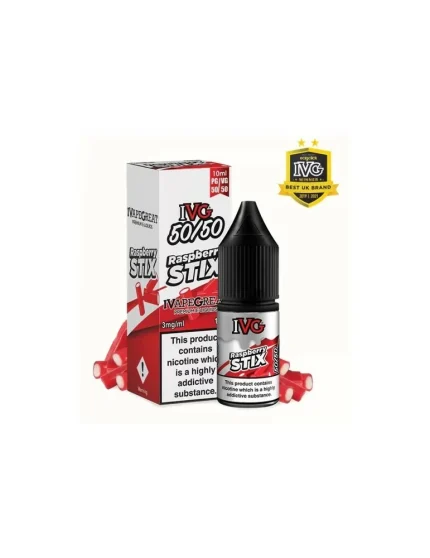 IVG Raspberry Stix 50:50 10ml 18mg