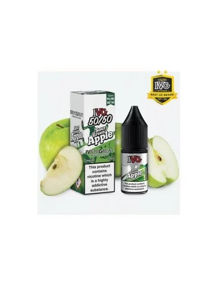 IVG Sour green apple 50:50 10ml 18mg
