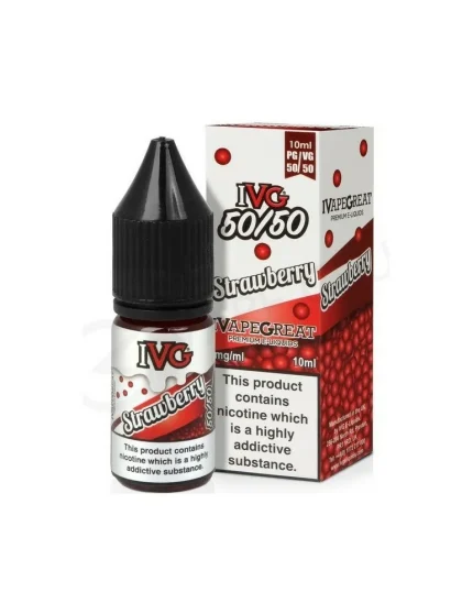 Ivg Strawberry 3mg 10ml 50/50 e-liquid