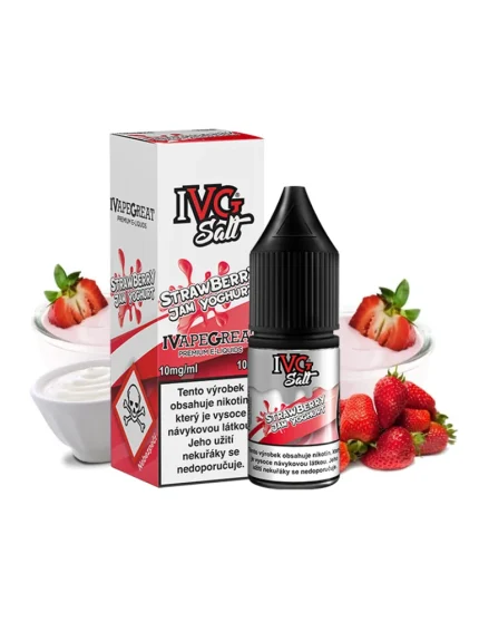 Ivg Strawberry Jam Yoghurt 6mg 10ml 50/50 Nicotine E-liquid