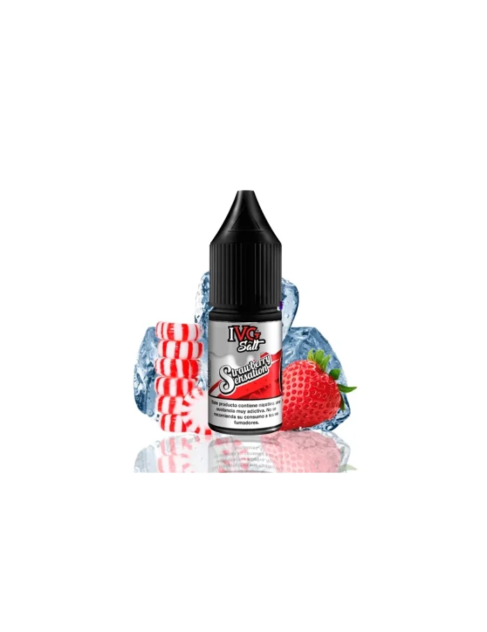 IVG Strawberry Sensation 50:50 10ml 12mg Nikotine E-liquid