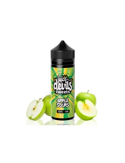 JUICE DEVILS APPLE SOURS SWEETS 100ML (shortfill) 70/30