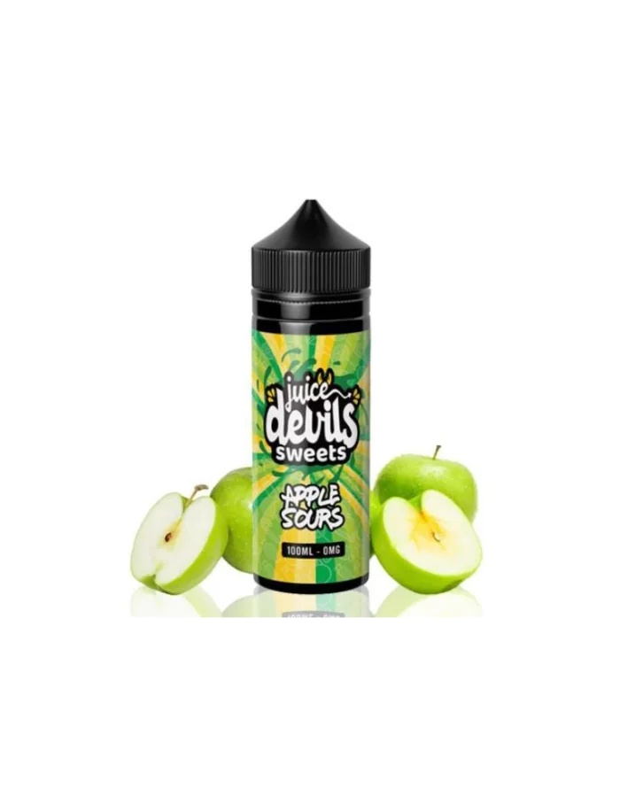 JUICE DEVILS APPLE SOURS SWEETS 100ML (shortfill) 70/30