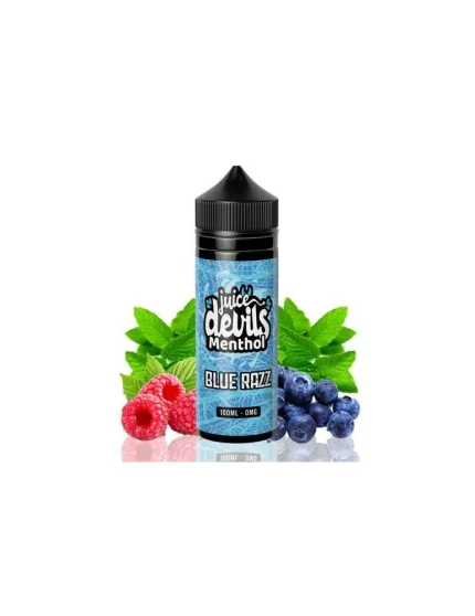 JUICE DEVILS BLUE RAZZ MENTHOL 100ML (shortfill) 70/30