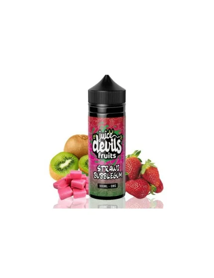 JUICE DEVILS STRAWBERRY BUBBLEGUM FRUITS 100ML (shortfill) 70/30