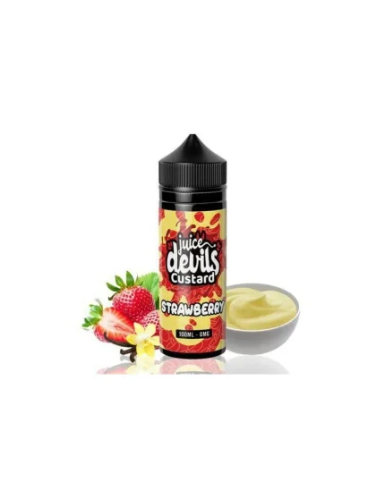 JUICE DEVILS STRAWBERRY CUSTARD 100ML (shortfill) 70/30