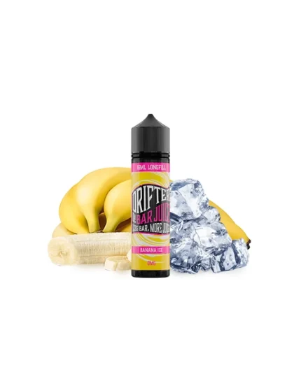 Juice Sauz Drifter Bar Banana Ice Nic Salt 20mg 60ml Prefilled E liquid
