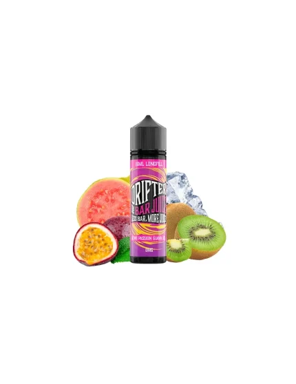 Juice Sauz Drifter Bar Kiwi Passion Guava Ice Nic Salt 20mg 60ml Prefilled E liquid