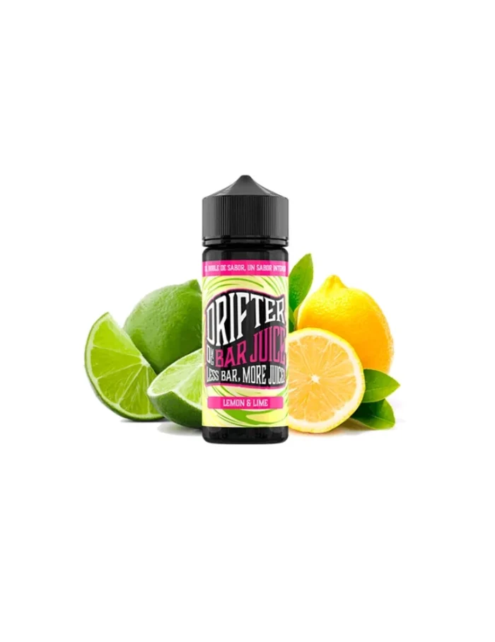 Juice Sauz Drifter Bar Lemon Lime 6mg 60/40 120ml Prefilled Nicotine E-liquid