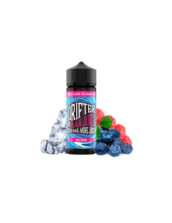Juice Sauz Drifter Bar Mad Blue 6mg 60/40 120ml Prefilled Nicotine E-liquid
