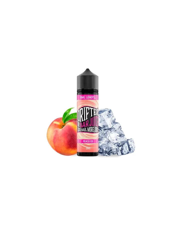 Juice Sauz Drifter Bar Peach Ice Nic Salt 20mg 60ml Prefilled E liquid