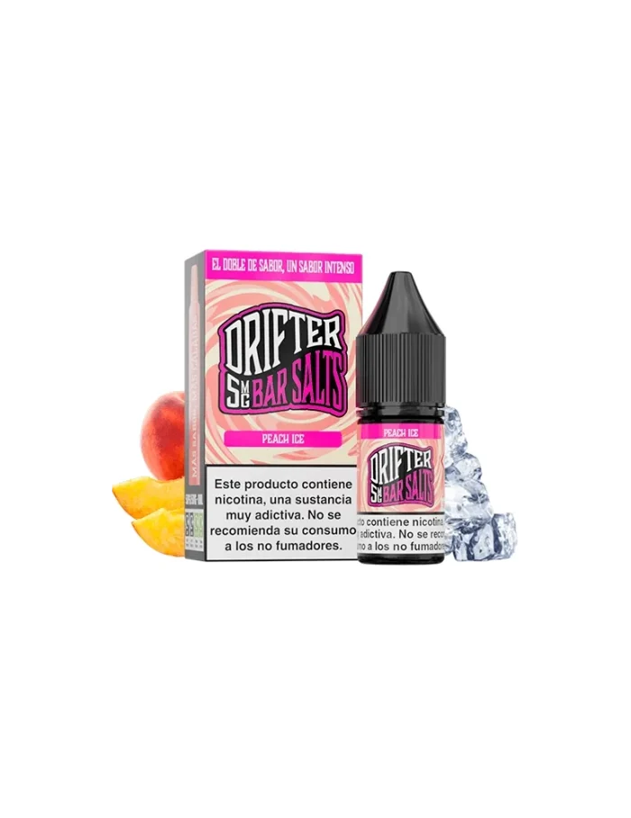 Juice Sauz Drifter Bar Peach Ice Nic Salt 5mg 10ml E liquid