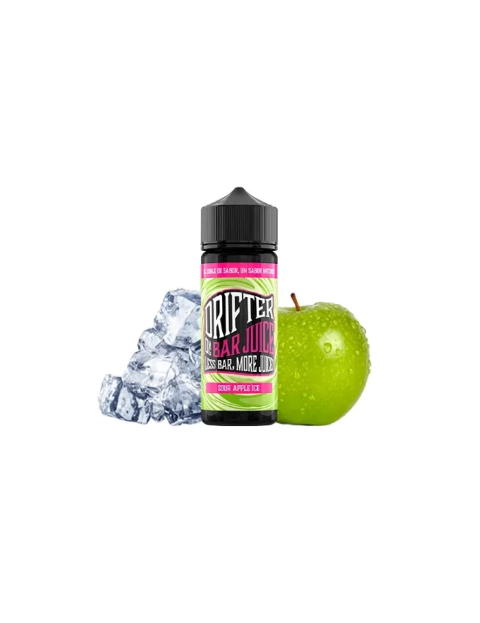 Juice Sauz Drifter Bar Sour Apple Ice 6mg 60/40 120ml Prefilled Nicotine E-liquid