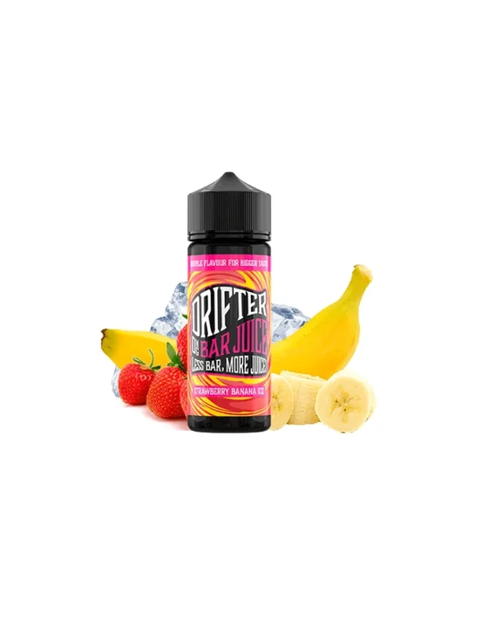 Juice Sauz Drifter Bar Strawberry Banana Ice 3mg 60/40 120ml Prefilled Nicotine E-liquid