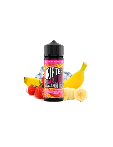 Juice Sauz Drifter Bar Strawberry Banana Ice 3mg 60/40 120ml Prefilled Nicotine E-liquid