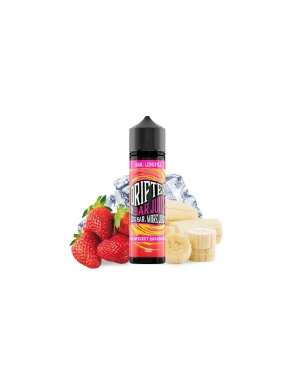 Juice Sauz Drifter Bar Strawberry Banana Ice Nic Salt 20mg 60ml Prefilled E liquid