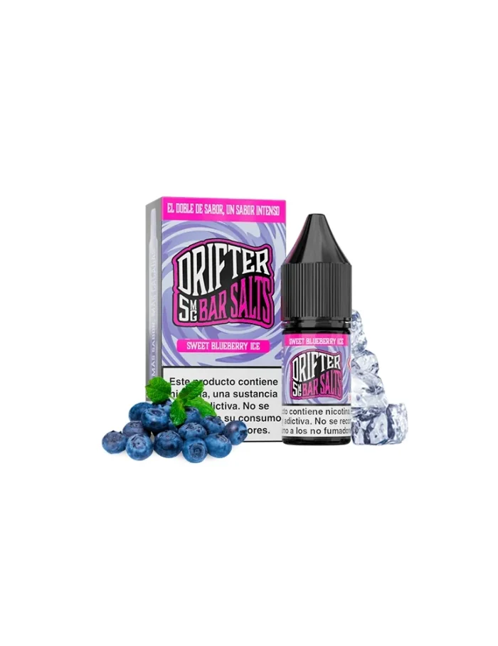 Juice Sauz Drifter Bar Sweet Blueberry Ice Nic Salt 5mg 10ml E liquid