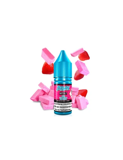 Just Juice Brutal NicSalt Sour Strawberry Bubblegum 20mg 10ml E Liquid