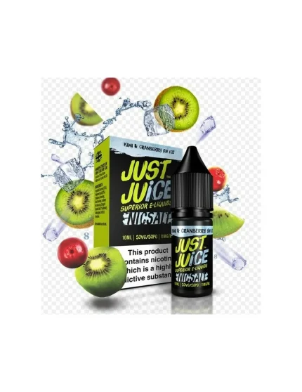 Just Juice Nic Salt Kiwi & Cranberry On Ice 11mg 10ml 50/50