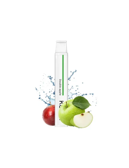 Kubik Double Apple 600 Puffs 20mg Mesh Coil Disposable Vape