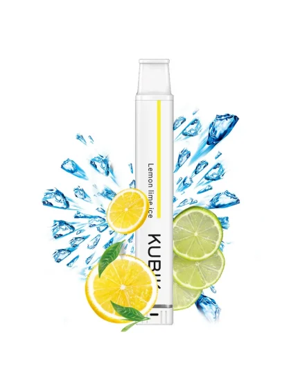Kubik Lemon Lime Ice 600 Puffs 20mg Mesh Coil Disposable Vape