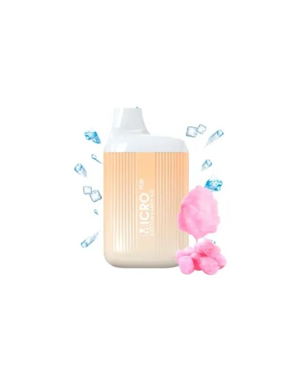Micro Pod Disposable Cotton Candy Ice 20mg 600 Puff Mesh Coil