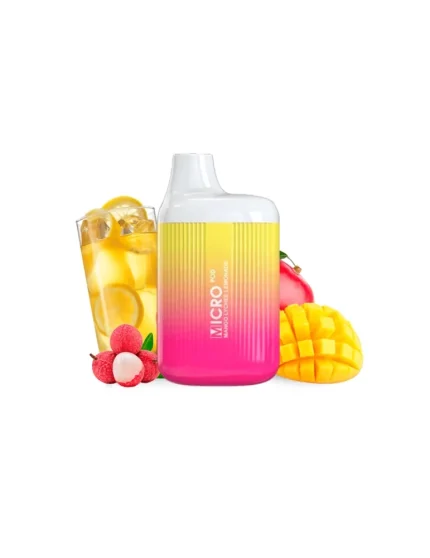 Micro Pod Disposable Mango Lychee Lemonade 20mg 600 Puff Mesh Coil