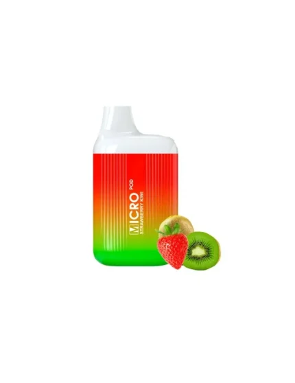 Micro Pod Disposable Strawberry Kiwi 20mg 600 Puff Mesh Coil