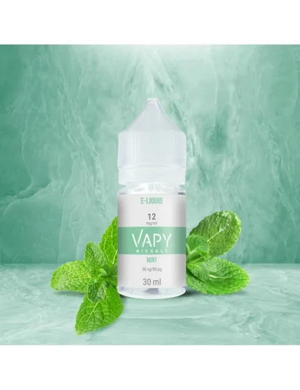 Nic Salt Vapy Mint 12mg E-liquid 30ML 50/50