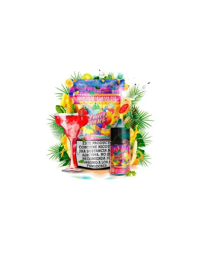 Oil4vap Pack of Salts Fruity Sunset 30ml Salt 20mg 50/50