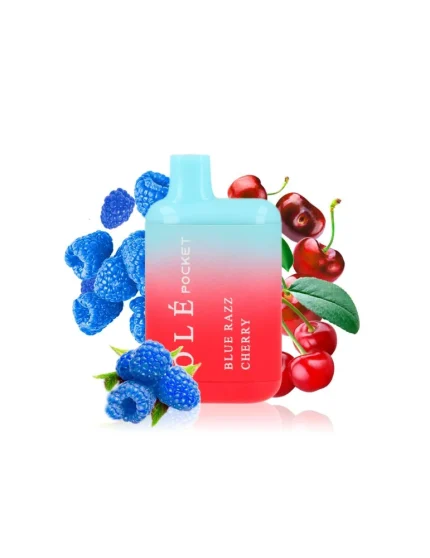 Ole Pocket Blue Razz Cherry 20mg 800 puff Disposable Vape