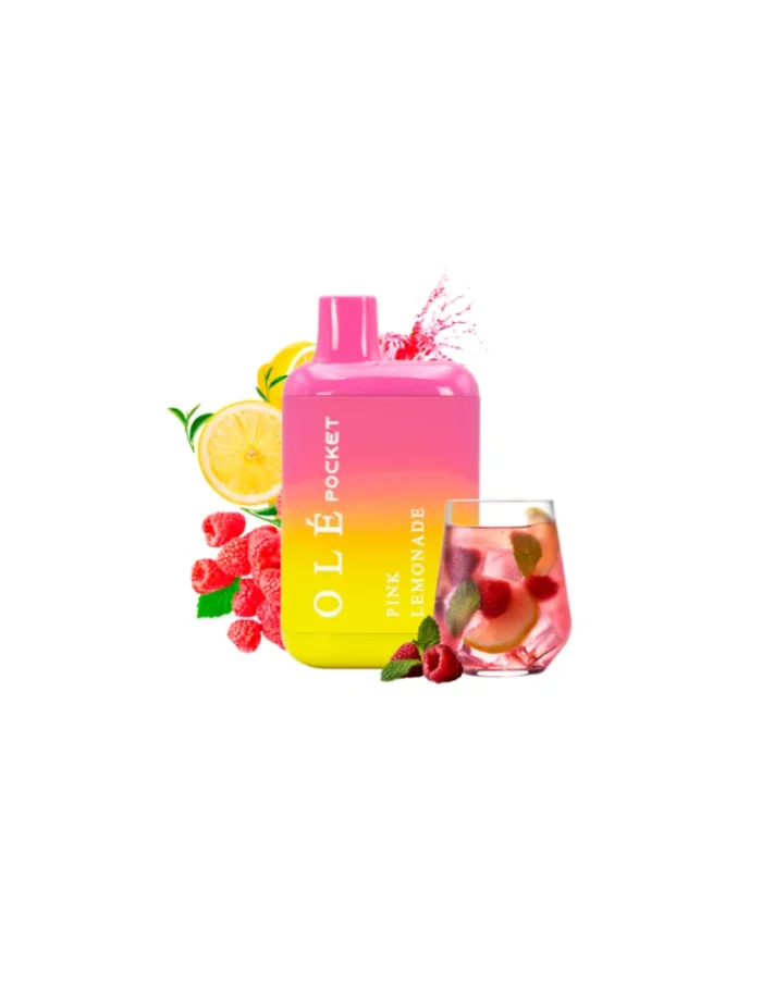 Ole Pocket Pink Lemonade 20mg 800 puff Disposable Vape